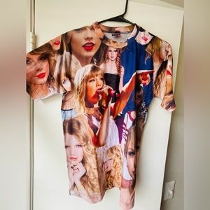 Taylor Swift Rage On Face Collage T-Shirt